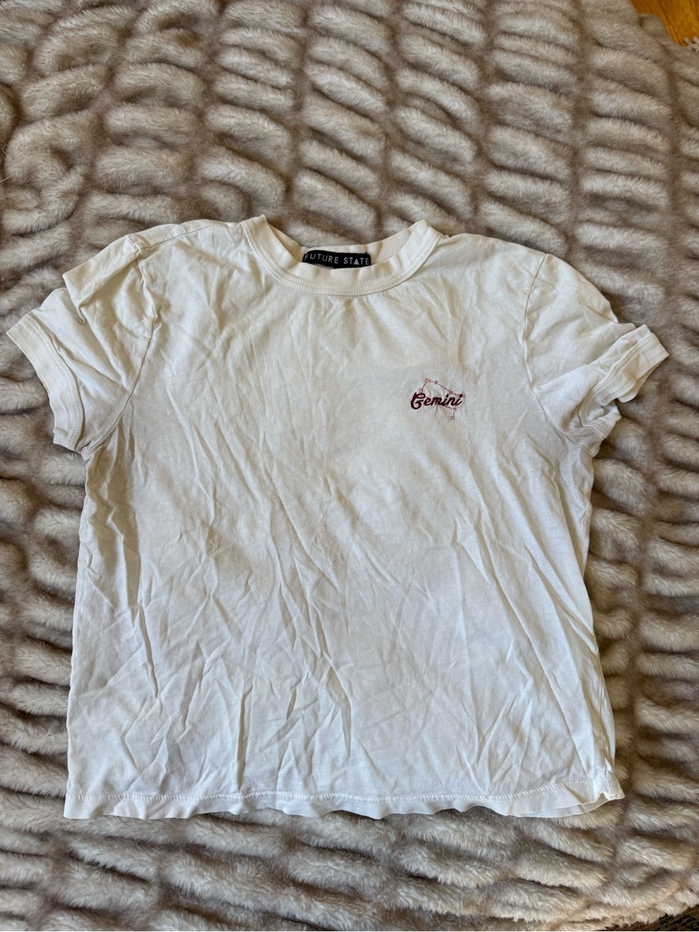 Future State White Gemini Short Sleeve Graphic Tee
